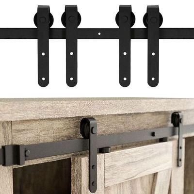 gancho da forma de 5Ft Mini Single Barn Door Hardware Kit Classic Strap J