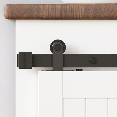 Hardware super Kit Black da porta de Mini Top Mount Mini Barn