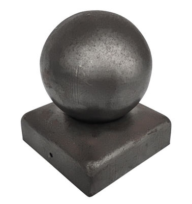 Cuba de aço esférica galvanizada 100x100mm de Post Caps Round da cerca