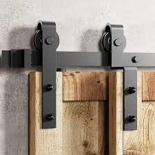 Hardware deslizante plástico de aço da porta da porta de celeiro fácil instalar