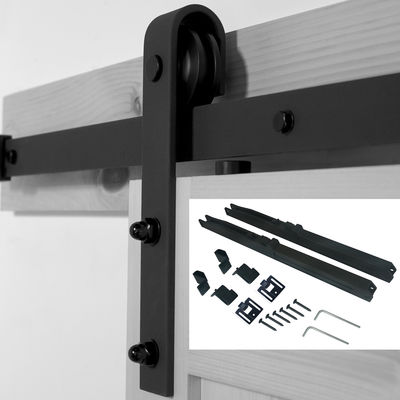 Deslizando o hardware próximo macio Kit Black da porta de celeiro do rolamento da correia