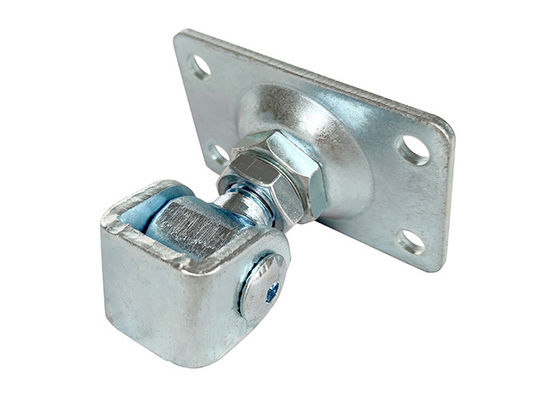 Hardware galvanizado ajustável da dobradiça da porta com placa quadrada