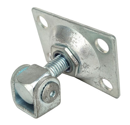 Hardware galvanizado ajustável da dobradiça da porta com placa quadrada