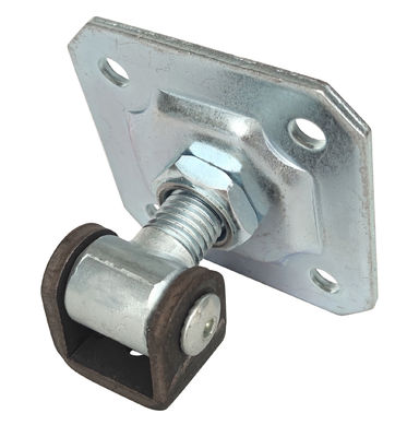 Hardware galvanizado ajustável da dobradiça da porta com placa quadrada