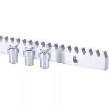Jet Rack Made Of White de nylon zinca luxuosos a cremalheira luxuosa luxuosa de aço do trilho 2 4 6