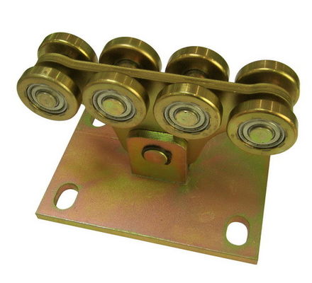 a porta de deslizamento do modilhão de 48mm roda 8 transportes resistentes