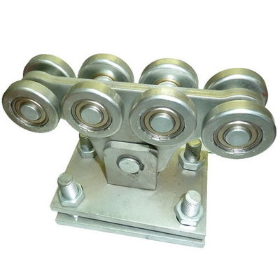 a porta de deslizamento do modilhão de 48mm roda 8 transportes resistentes