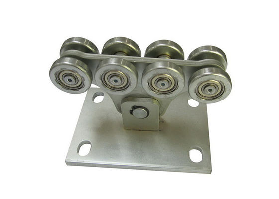a porta de deslizamento do modilhão de 48mm roda 8 transportes resistentes