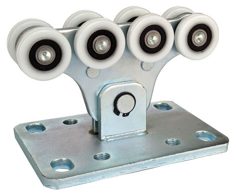 a porta de deslizamento do modilhão de 48mm roda 8 transportes resistentes