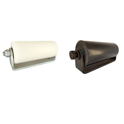 Preto 3&quot; rolos de guia de rolamento plásticos brancos para portas de deslizamento